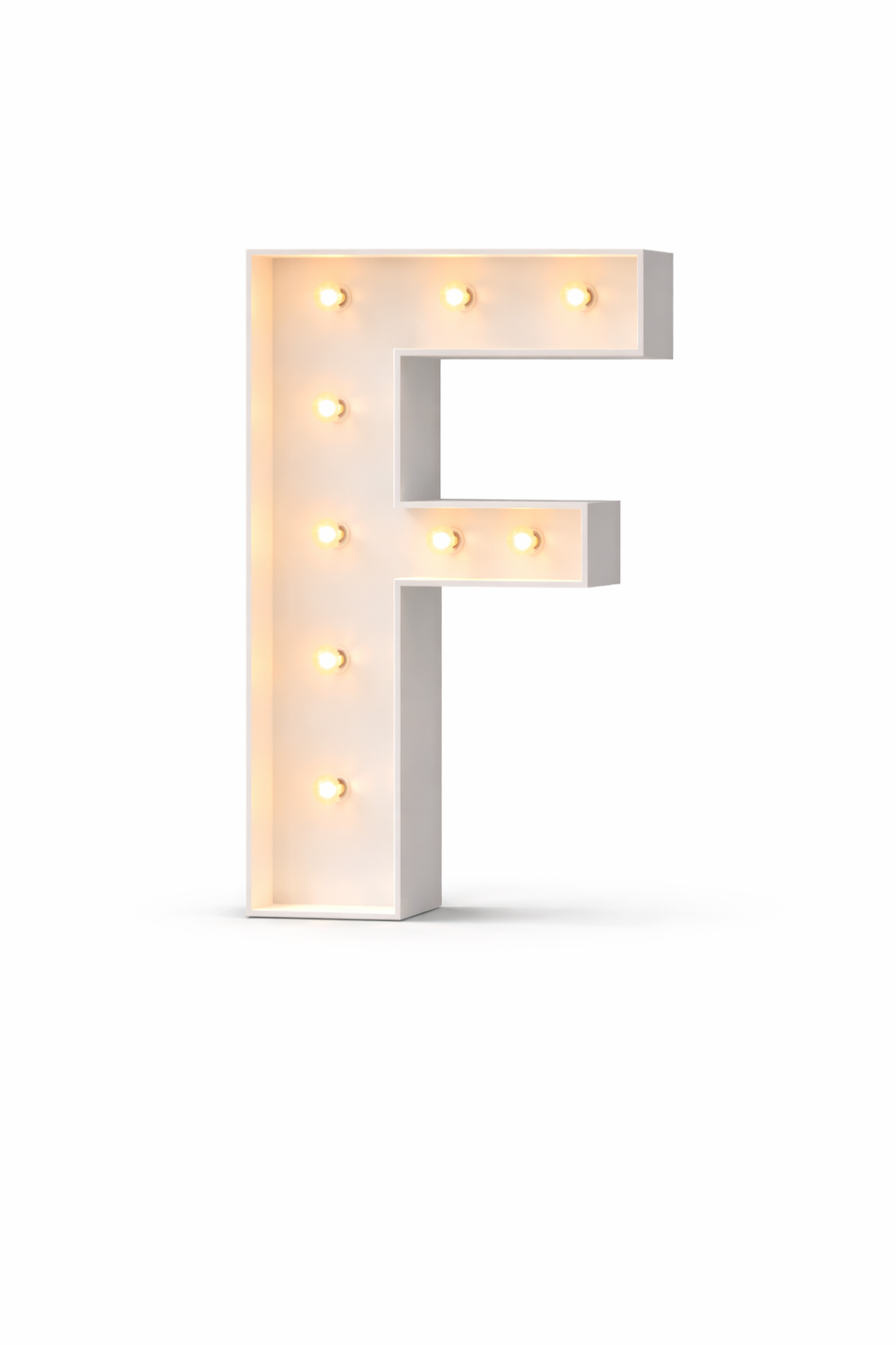 Light Letter F - TE HUUR