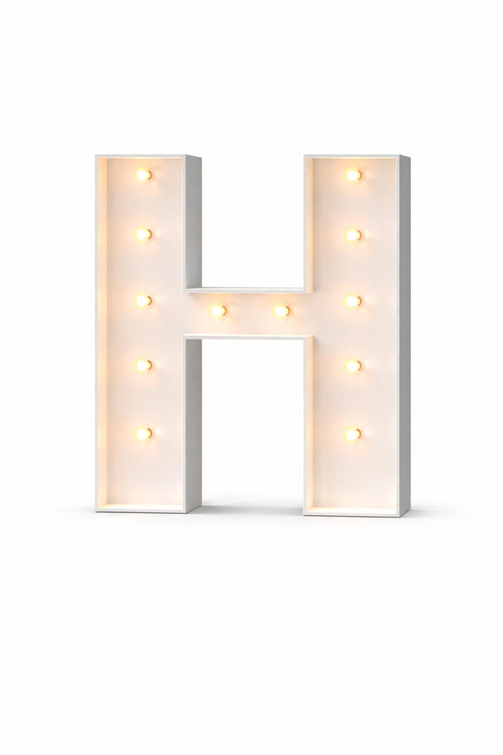 Light Letter H - TE HUUR