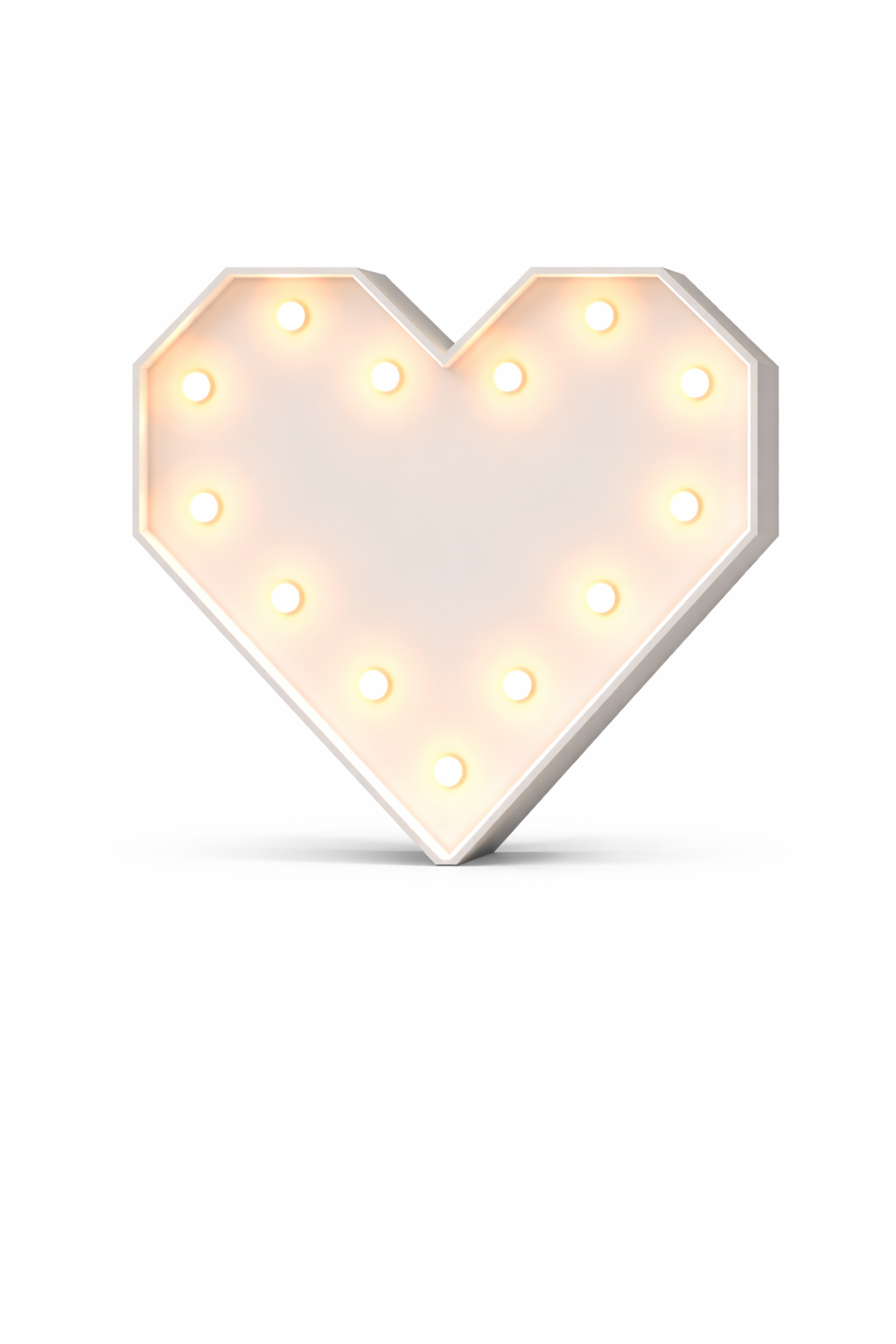 Light Letter Hartje - TE HUUR